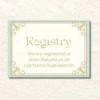 Once Upon a Time Baby Shower Registry Card – Editable Canva Template – Image 8