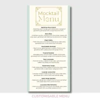 Once Upon a Time Baby Shower Drinks Menu – Editable Canva Template – Image 3