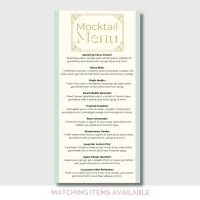 Once Upon a Time Baby Shower Drinks Menu – Editable Canva Template – Image 5