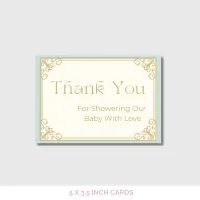 Once Upon a Time Baby Shower Thank You Card – Editable Canva Template – Image 7