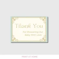 Once Upon a Time Baby Shower Thank You Card – Editable Canva Template – Image 3