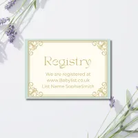 Once Upon a Time Baby Shower Registry Card – Editable Canva Template – Image 3