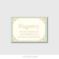 Once Upon a Time Baby Shower Registry Card – Editable Canva Template – Image 5