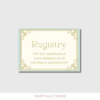 Once Upon a Time Baby Shower Registry Card – Editable Canva Template – Image 7
