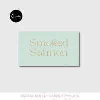 Once Upon a Time Baby Shower Buffet Labels – Editable Canva Template – Image 3