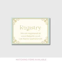 Once Upon a Time Baby Shower Registry Card – Editable Canva Template – Image 6