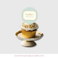 Once Upon a Time Baby Shower Cake Topper – Editable Canva Template – Image 7