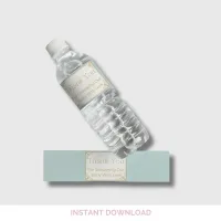 Once Upon a Time Baby Shower Water Bottle Label – Editable Canva Template – Image 6