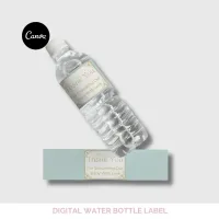 Once Upon a Time Baby Shower Water Bottle Label – Editable Canva Template – Image 8