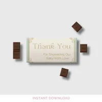 Once Upon a Time Baby Shower Chocolate Bar Label – Editable Canva Template – Image 6
