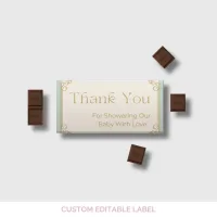 Once Upon a Time Baby Shower Chocolate Bar Label – Editable Canva Template – Image 3