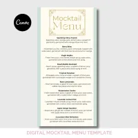 Once Upon a Time Baby Shower Drinks Menu – Editable Canva Template – Image 7