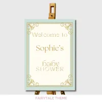 Once Upon a Time Baby Shower Welcome Sign – Editable Canva Template – Image 7