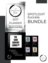 2027 SPOTLIGHT Circle Planner and The CARE Content Cards BUNDLE – Image 1