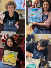 PaintandSip - Atelier pictură în relief – Image 3