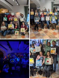 PaintandSip - Atelier pictură în relief – Image 4