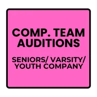 Competitive Team- Audition Registration- Seniors/Varsity/Youth Company – Image 1
