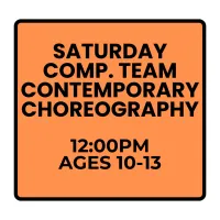 Fall Programs - Saturday - Competitive Contemporary Choreography (Ages 10-13) – Image 1