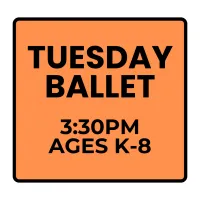 Fall Programs - Tuesday - Recreational Ballet (Ages K-8) – Image 1