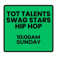 Spring Programs- Sunday Tot Talents Swag Stars Hip Hop (Ages 3-5) – Image 1