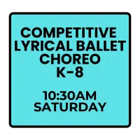 Winter Programs- Saturday Competitive Lyrical Ballet Choreography (Ages K-8) – Image 1
