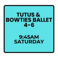 Winter Programs - Saturday Tiny Talents Tutus & Bowties Ballet (Ages 4-6) – Image 1