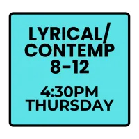 Winter Programs- Thursday Recreational Lyrical/Contemporary (Ages 8-12) – Image 1