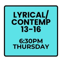 Winter Programs - Thursday Recreational Lyrical/Contemporary (Ages 13-16) – Image 1