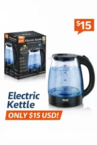Raf glass electric jug – Image 1