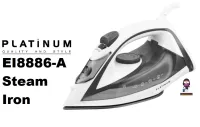 Platinum Steam Iron (320ml water capacity)  – Image 1
