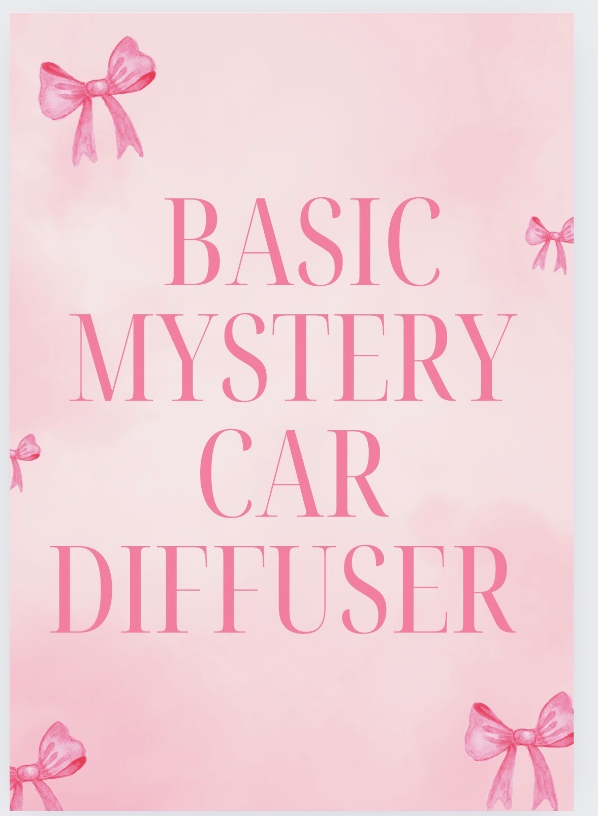 Mystery Car diffuser  – Image 1