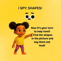 Let’s Play I Spy with Yemi Shapes, Colors, and Letters – Image 2