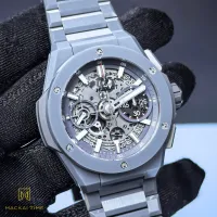  Hublot Big Bang Integral - Integrated Grey Ceramic Skeleton 451.FX.6923.FX – 2022 Box and Papers  – Image 4