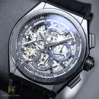 Zenith Defy El Primero 21 Black Ceramic Chronograph 44mm 49.9000.9004/78.R582 – Image 2