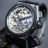 Zenith Defy El Primero 21 Black Ceramic Chronograph 44mm 49.9000.9004/78.R582 – Image 6