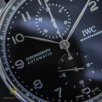 IWC Portugieser Chronograph IW371609 Black Dial Automatic 41mm Full Set - 2020 – Image 3