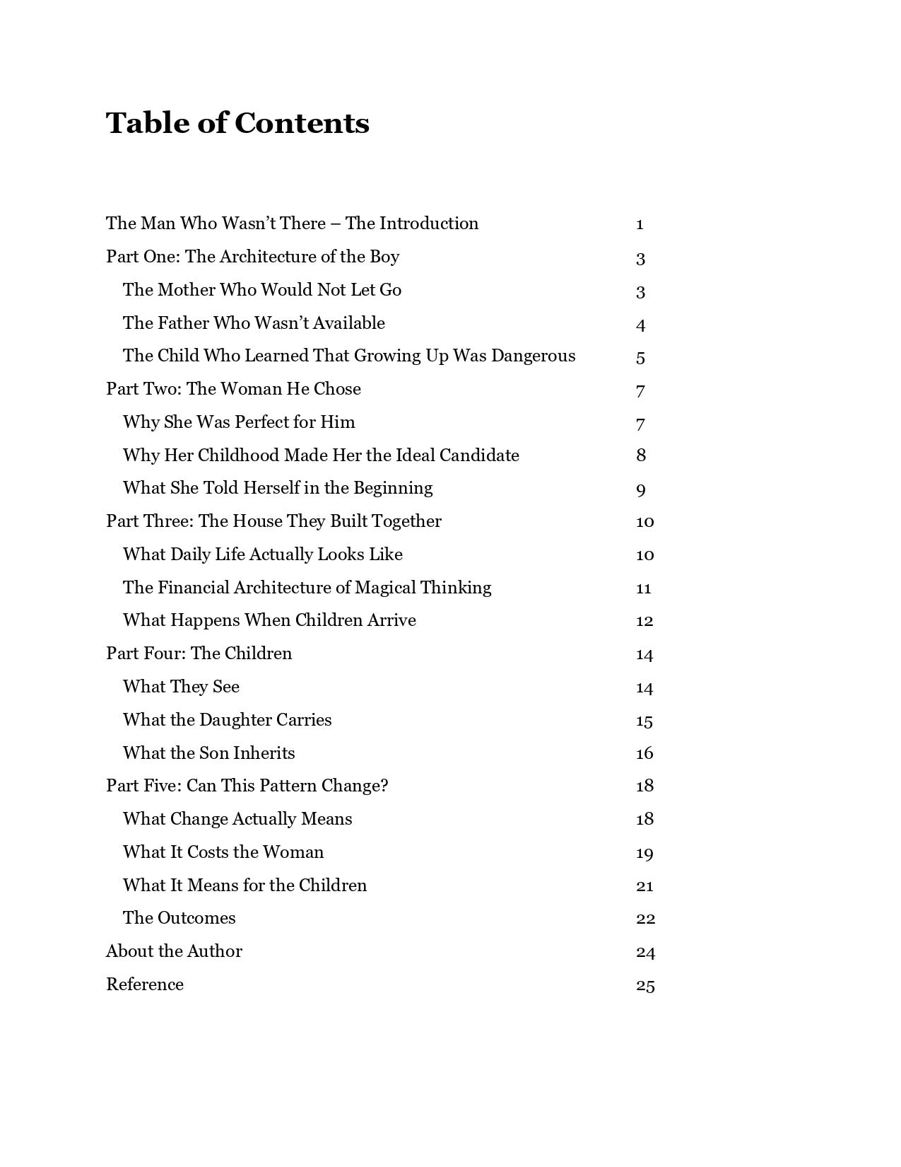 The Man Who Wasn't There - A Study in the Puer Aeternus and the Dance of Co-dependency – Image 3