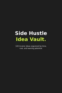 Side Hustle Idea Vault — 100 Income Ideas – Image 1