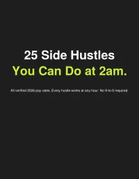 25 Side Hustles at 2am – Image 1