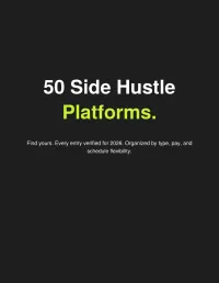 50 Side Hustle Platforms – Image 1