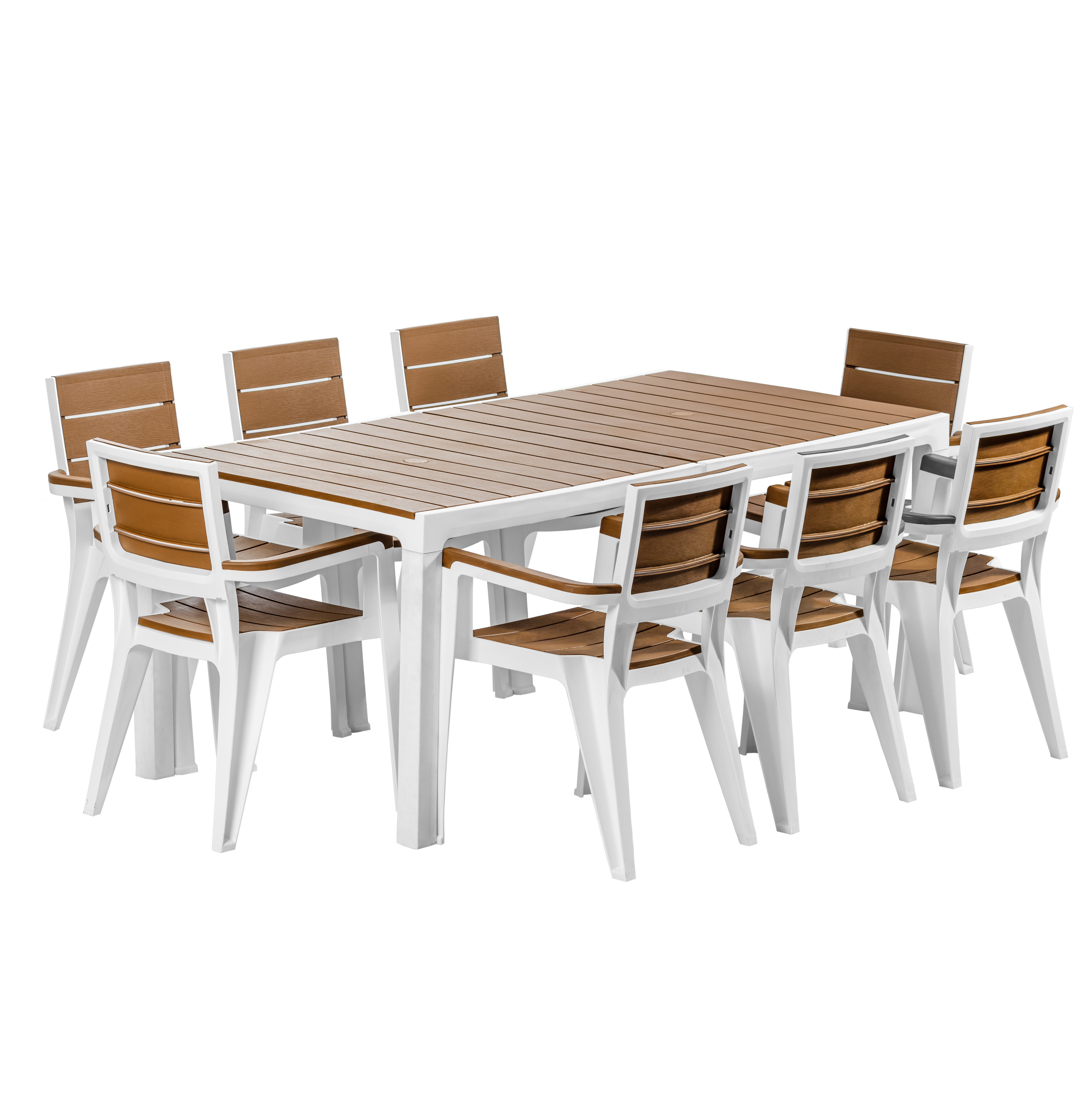 MQ Madeira Collection 8 Seat Table and 8 Chairs Set,  – Image 22