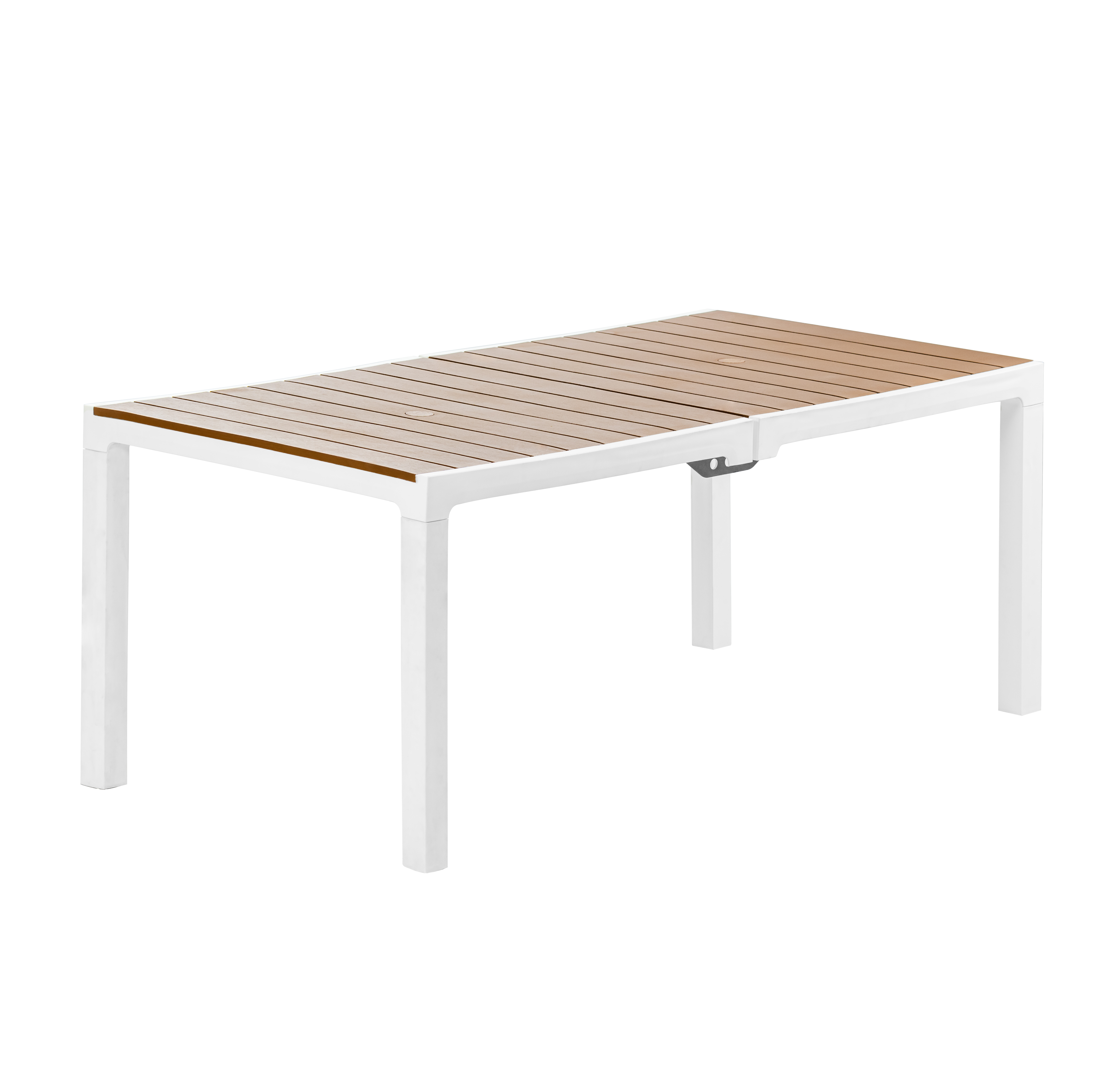 MQ 8-Seat Dining Table - White / Teak Brown – Image 6