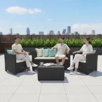  4-Piece Sofa Patio Set – Image 5