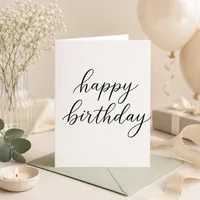 Minimalist Happy Birthday Printable | Instant Download Birthday Wall Art + TV Frame Art – Image 4