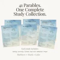 Every Parable of Jesus | 41 Bible Tip-Ins + 41-Day Reading Plan – Image 1