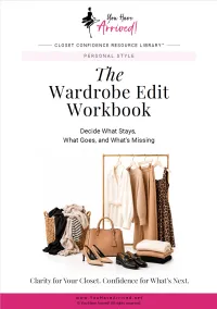 The Wardrobe Edit Workbook – Image 1