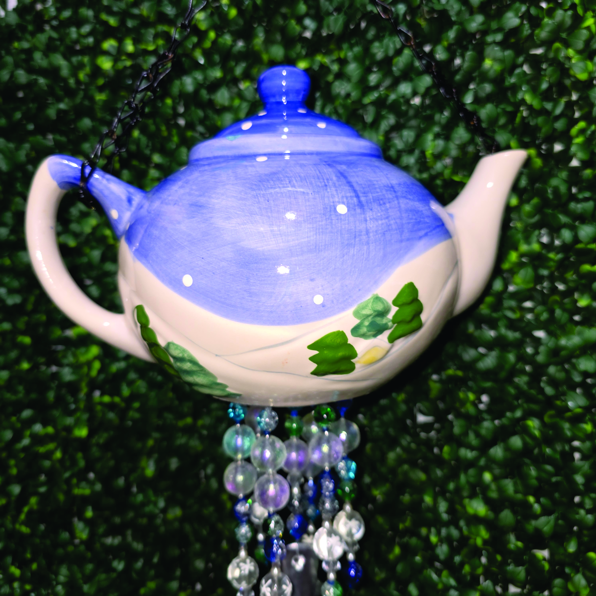 Winter Snowman Teapot Wind Chime – Image 4