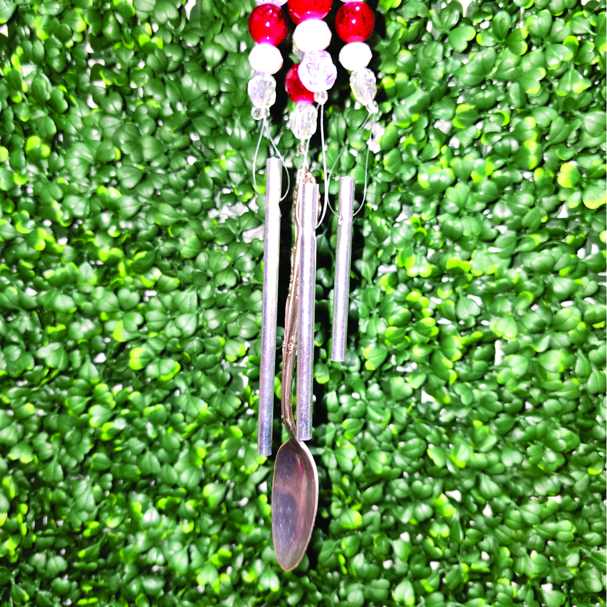 English Garden Mini Teapot Wind Chime – Image 3