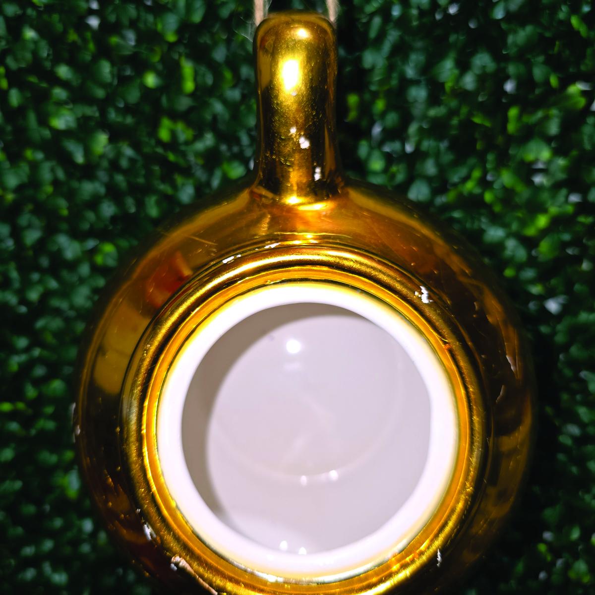 Golden Second Chance Teapot Birdhouse – Image 2