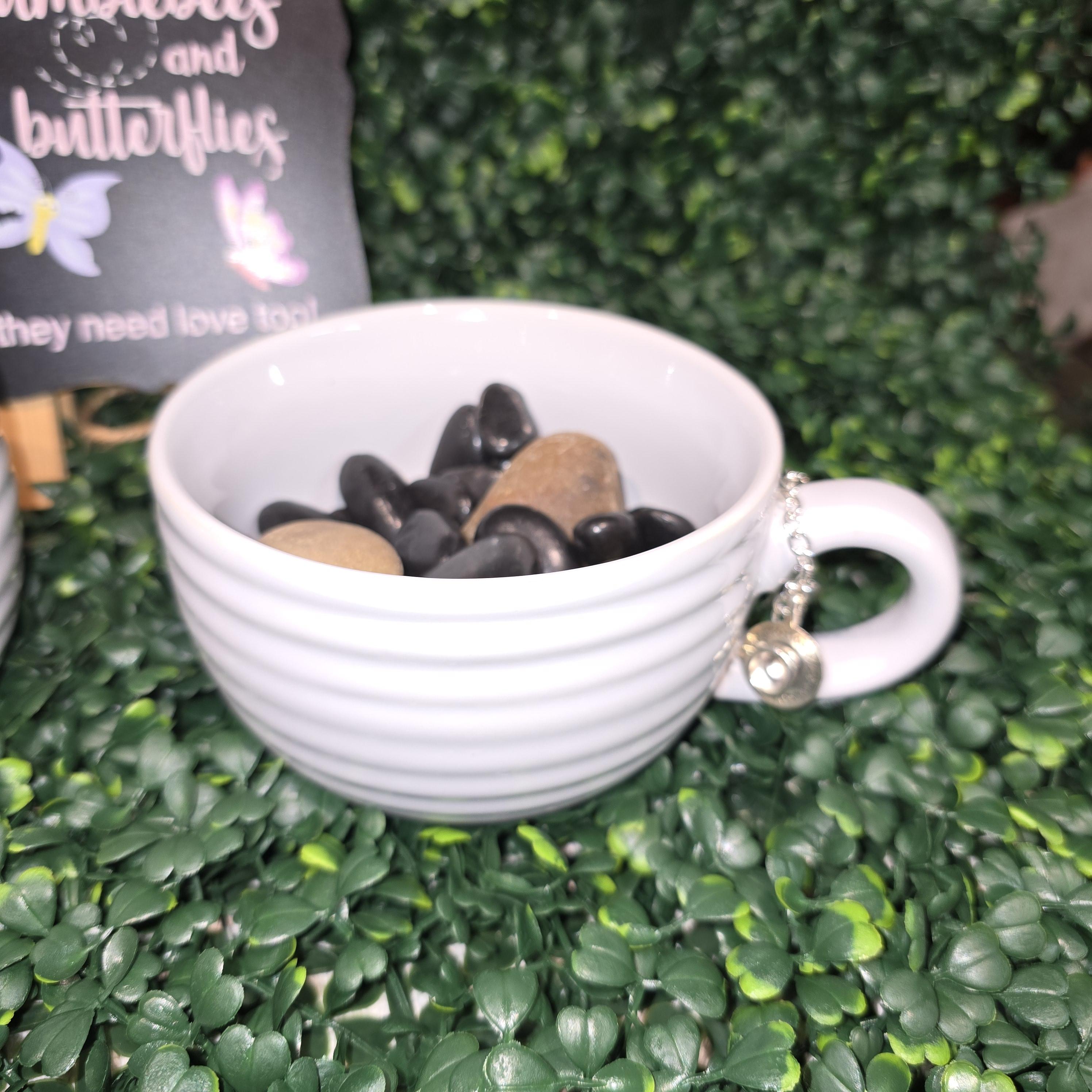 Nature's Sip™ Pollinator Water Bowl Set – Modern White Cup Pair | Handmade Bee & Butterfly Watering Stations – Image 3